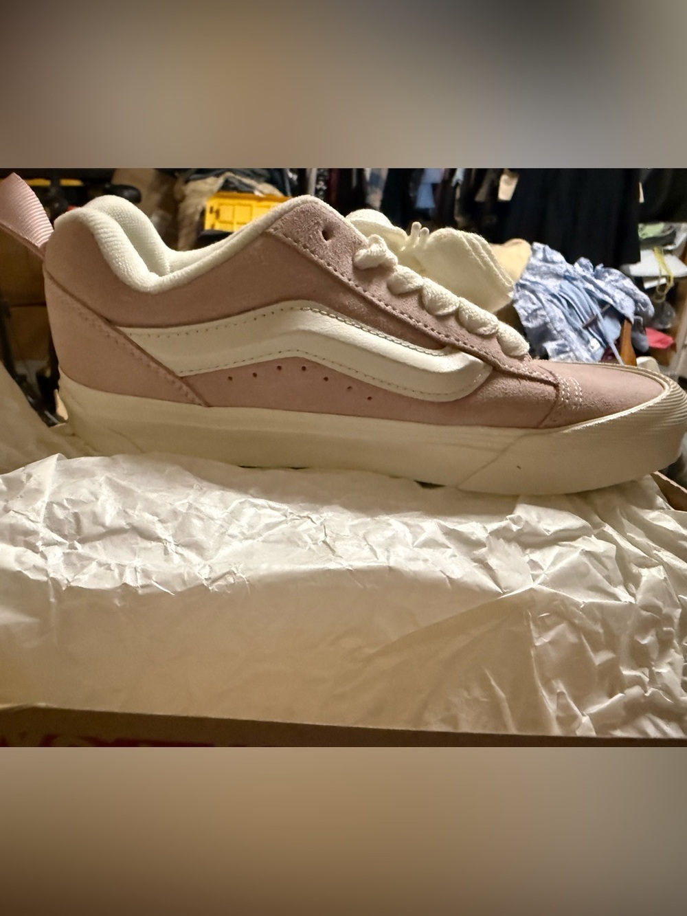 Vans Knu Skool Sepia Rose Sneakers – Women’s 6.5 / Men’s 5